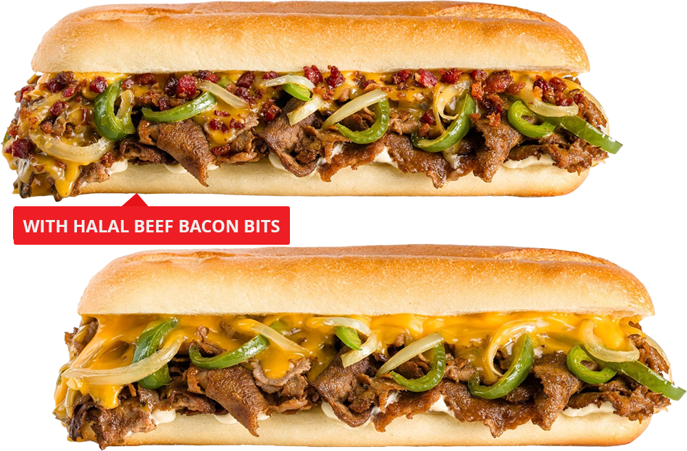 Philly Cheese Steak <span>(Classic or Halal Beef Bacon Bits Boosted)</span>