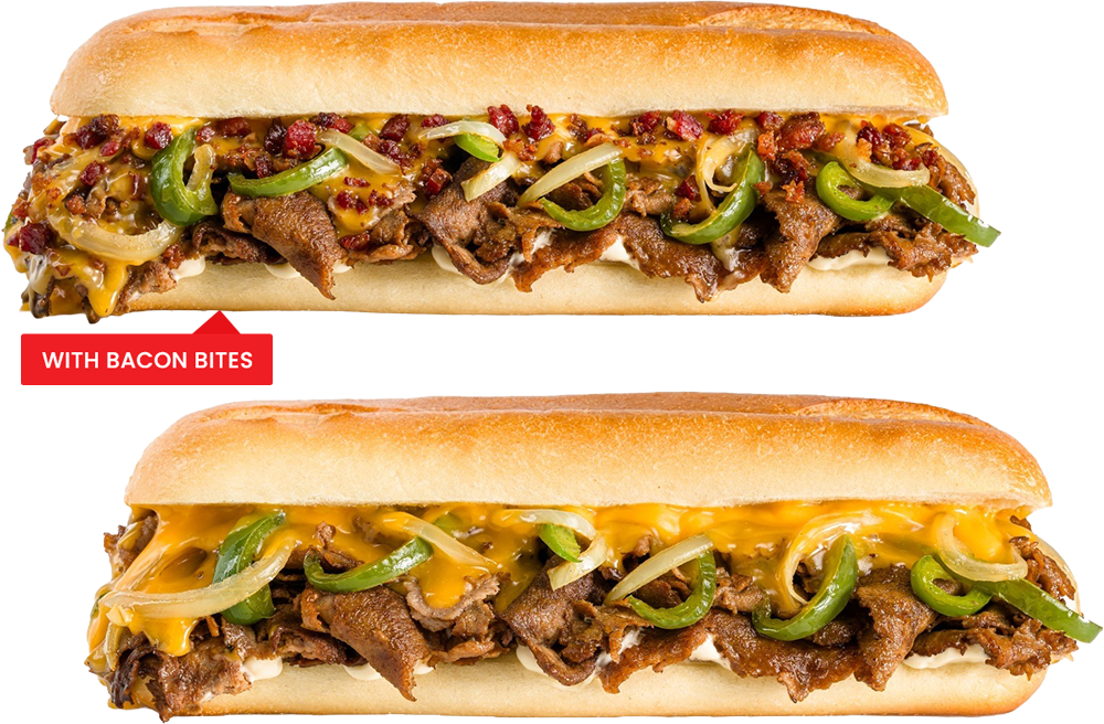 Philly Cheese Steak <span>(Classic or Halal Beef Bacon Bits Boosted)</span>