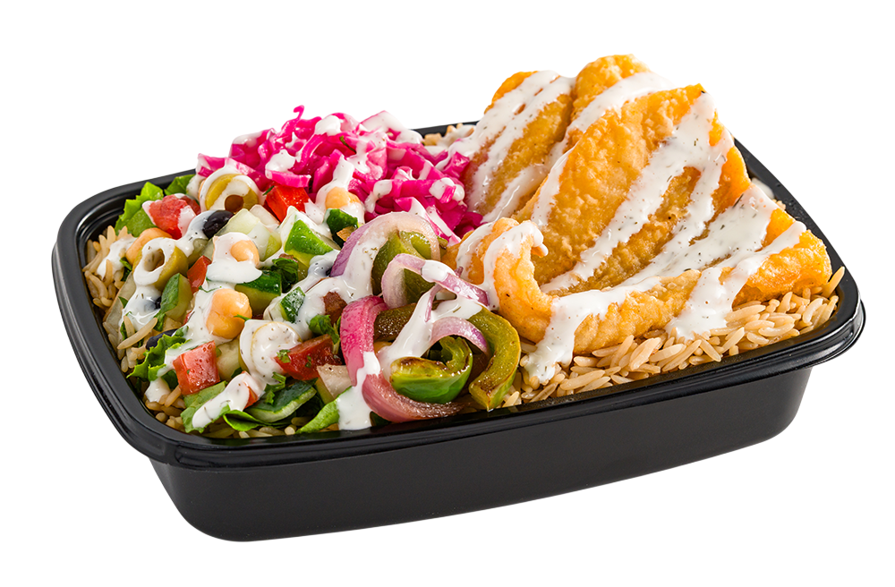 Fish Over Rice (2pcs)