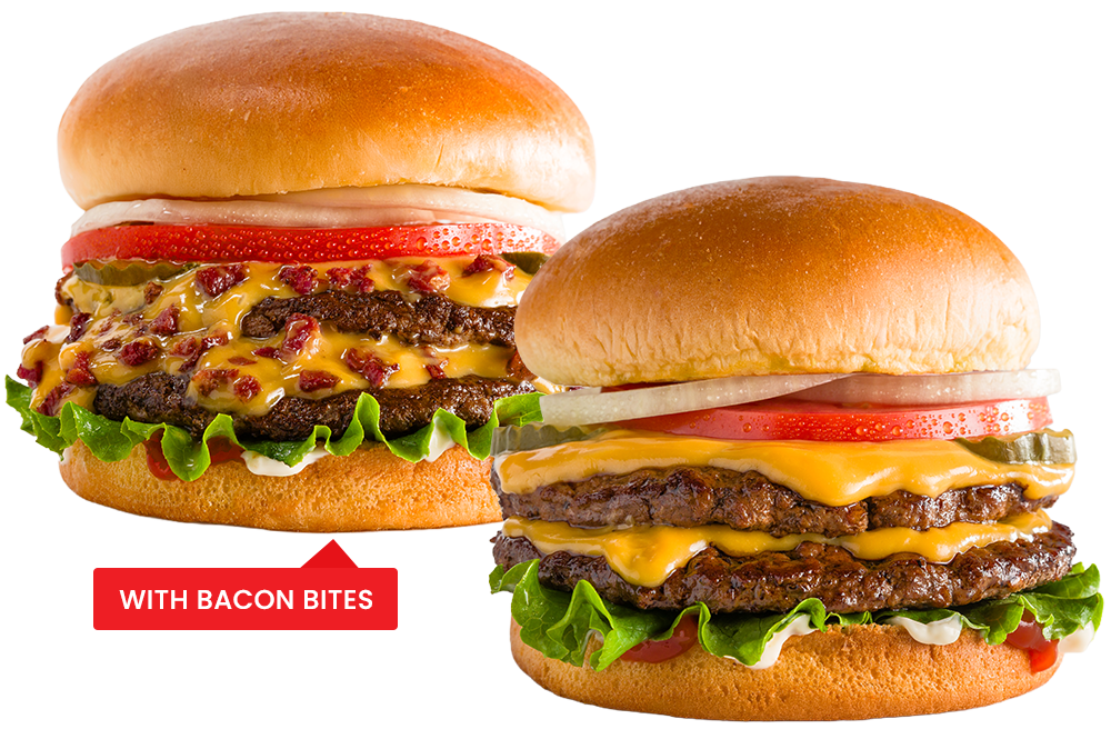 Double Cheeseburger <br><span>(Classic or Halal Beef Bacon Bits Boosted)</span>